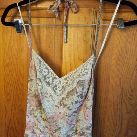 Vintage 1970's Jerell of Texas Halter Maxi Dress - Picture 2 of 11